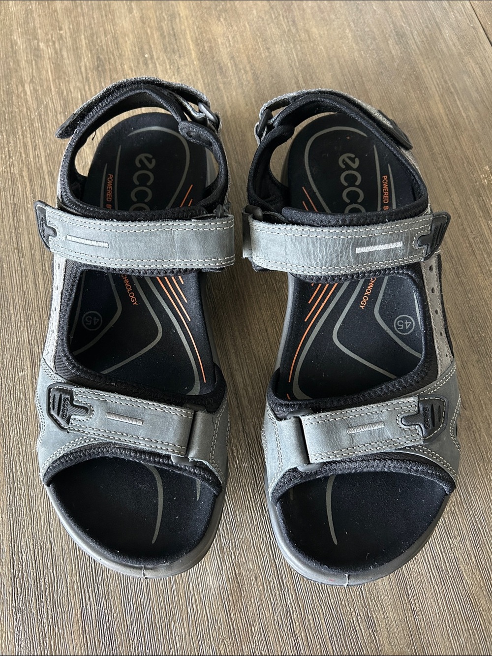 ECCO Offroad Men's Oiled-Nubuck Yucatan Walking Sandal, Like New, Sz. 11.5.